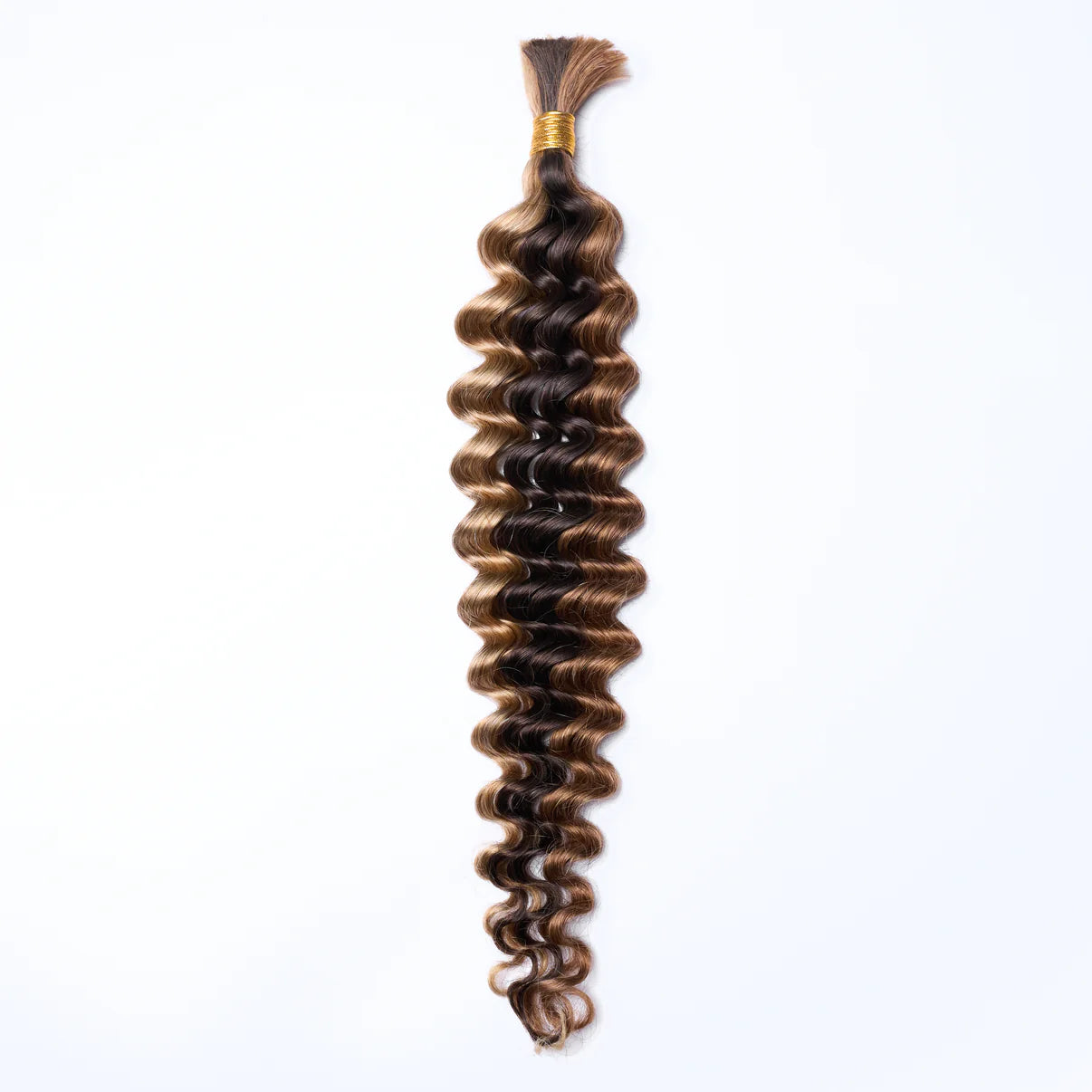 20inch Deep Wave Bulk Hair For Braiding #P4/27 Color