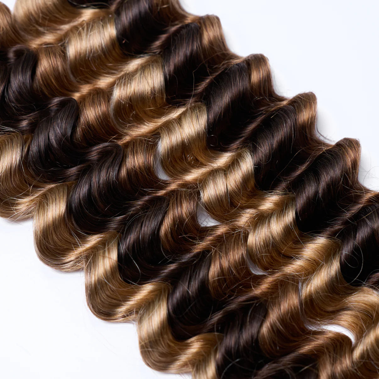 20inch Deep Wave Bulk Hair For Braiding #P4/27 Color