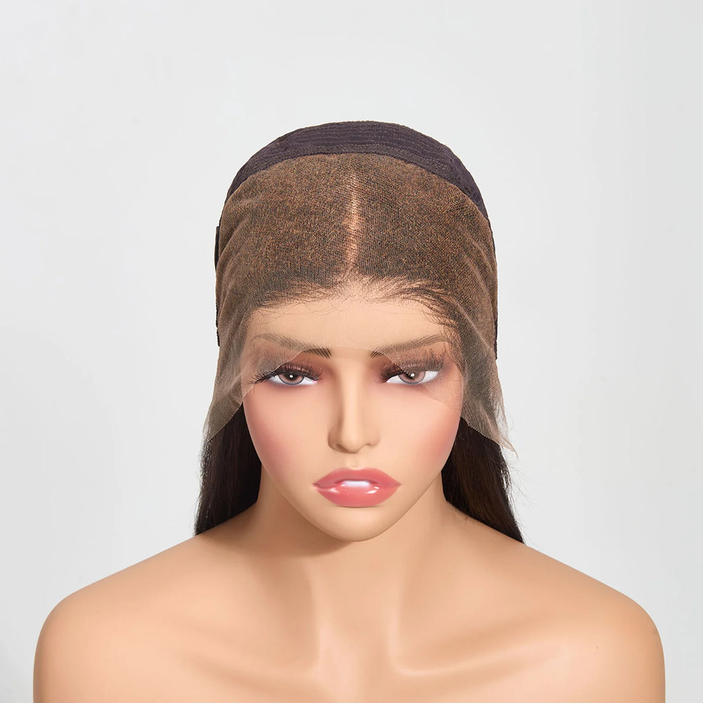 30” 13"x4" HD Lace Straight 180% Frontal Wig #1B