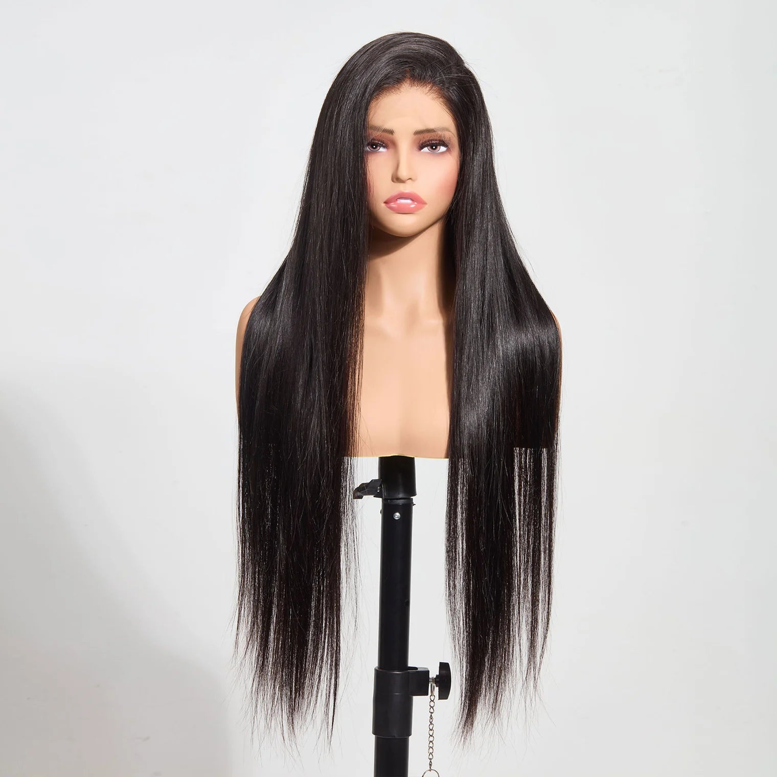 28”13"x6" Straight HD Lace Straight 200% Frontal Wig #1B