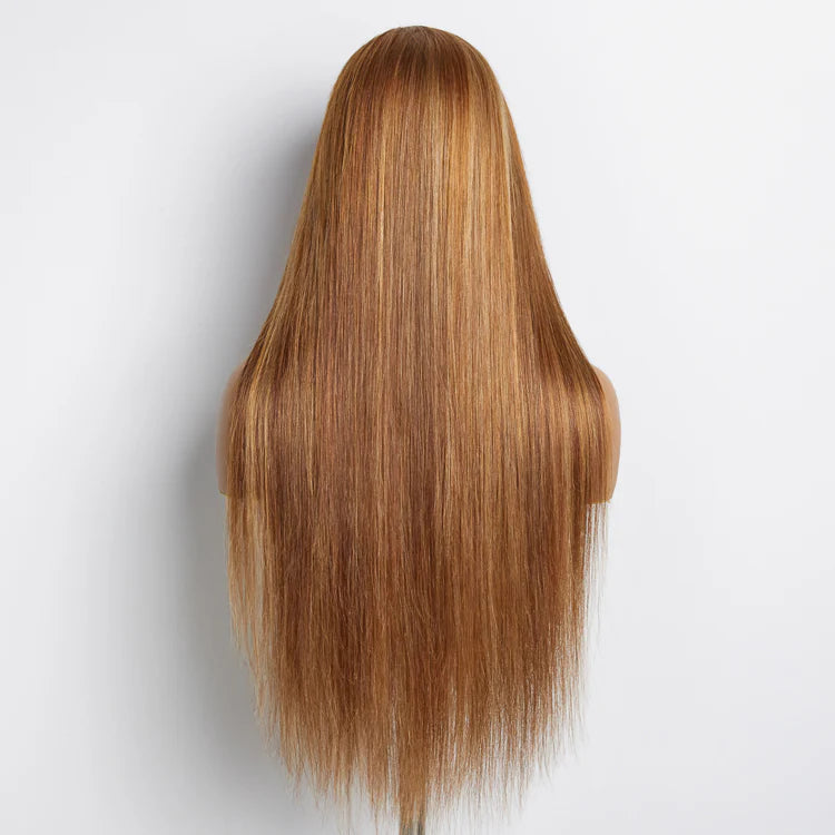 24” 150% Density 13x4 Pre-Plucked Free Part Lace Frontal Wig Straight
