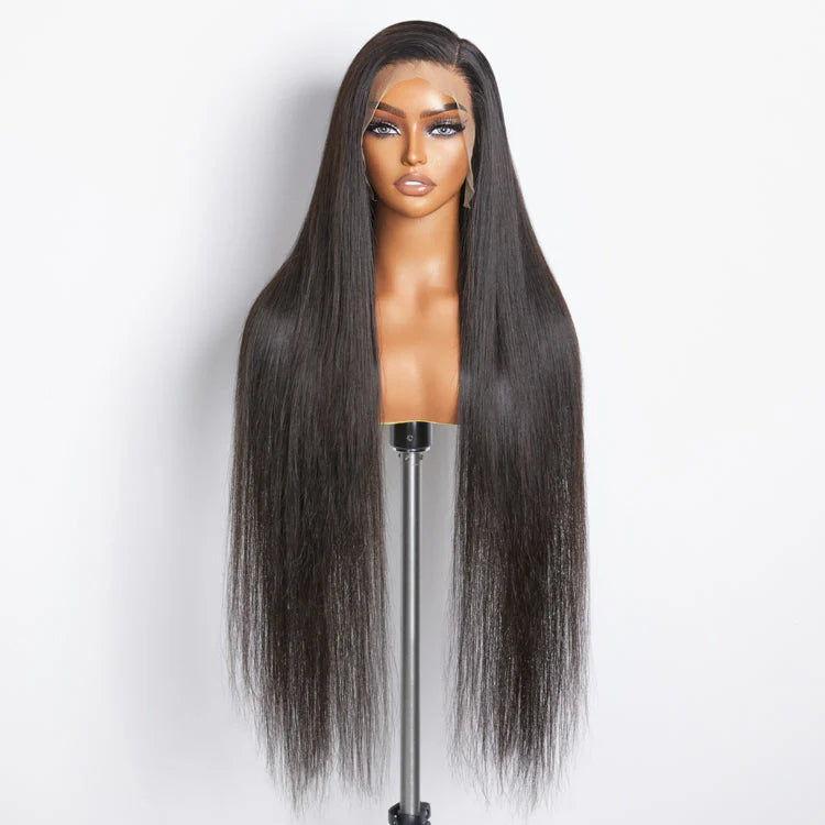 34” 200% Density HD 13x6 PartingMax Glueless Full Frontal Lace Wig Straight