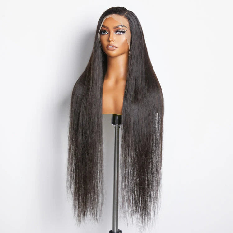 34” 200% Density HD 13x6 PartingMax Glueless Full Frontal Lace Wig Straight