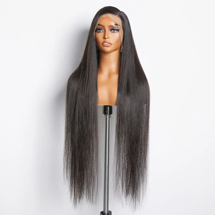 34” 200% Density HD 13x6 PartingMax Glueless Full Frontal Lace Wig Straight