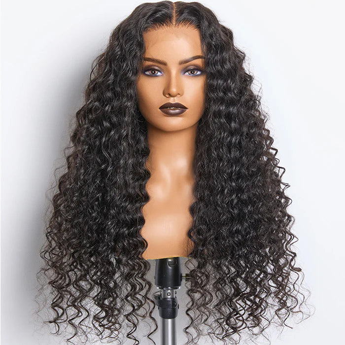 30” 180% Density HD 13x4 Full Frontal Lace Wig Deep Wave