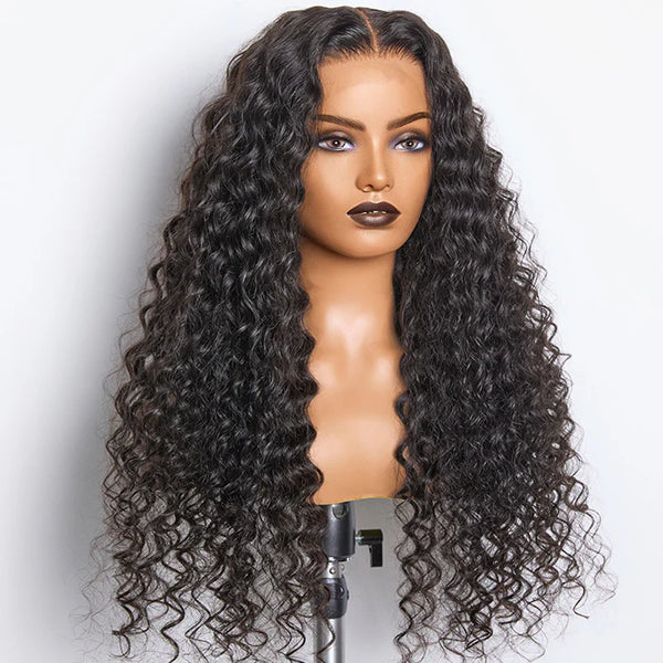 30” 180% Density HD 13x4 Full Frontal Lace Wig Deep Wave
