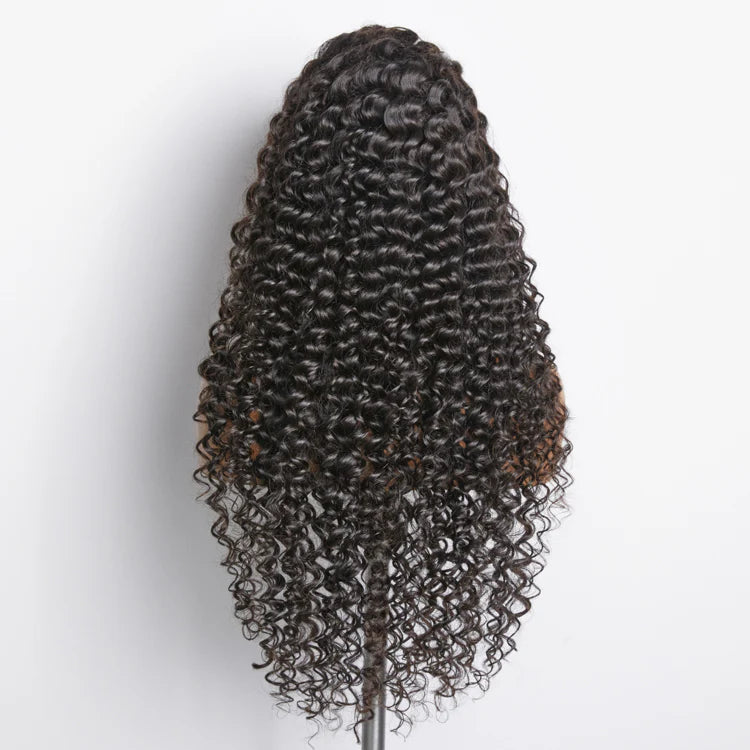 28”200% Density 13x4 Full Frontal Lace Wig Deep Wave