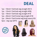 Tax Season Wig Deal】Lace Frontal Wig in Different Lengths & FREE Shipping