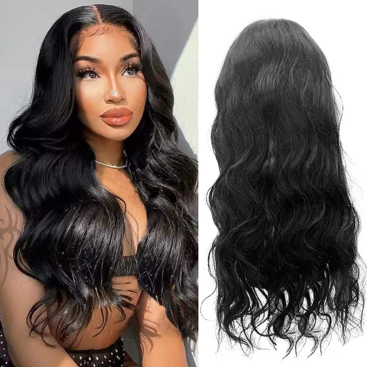 20” 180% Density 5x5 HD Lace Closure Air Cap Wig Breathable with Adjustable Band Glueless Natural & Highlight Color 3 seconds install