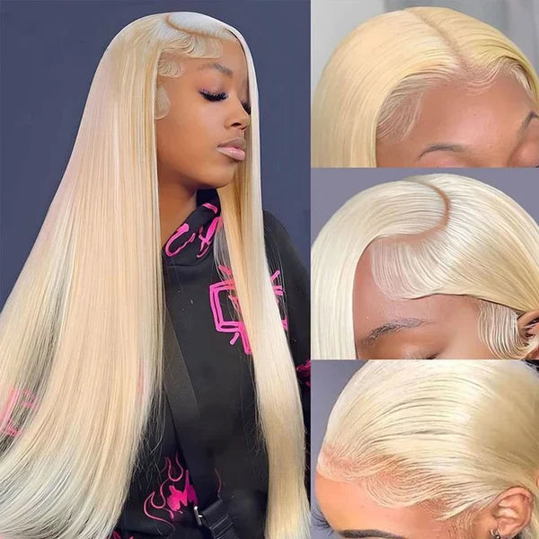 24” Shipping    #613 Blonde 5x5 Transparent Lace Closure Wig 180% Density Local Pick Up & Shipping